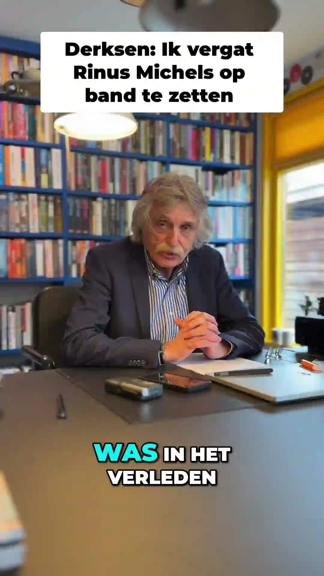 Johan Derksen over TalkMark: Van bandrecorders naar AI-magie in interviews